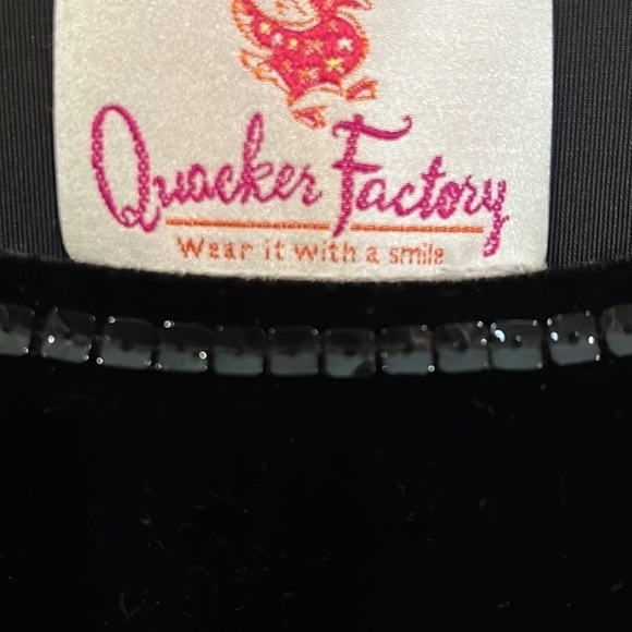 Quacker FACTORY XL SEQUINS EMBELLISHED VELVET 2 PIECE SHELL WITH JACKET. - Picture 7 of 10